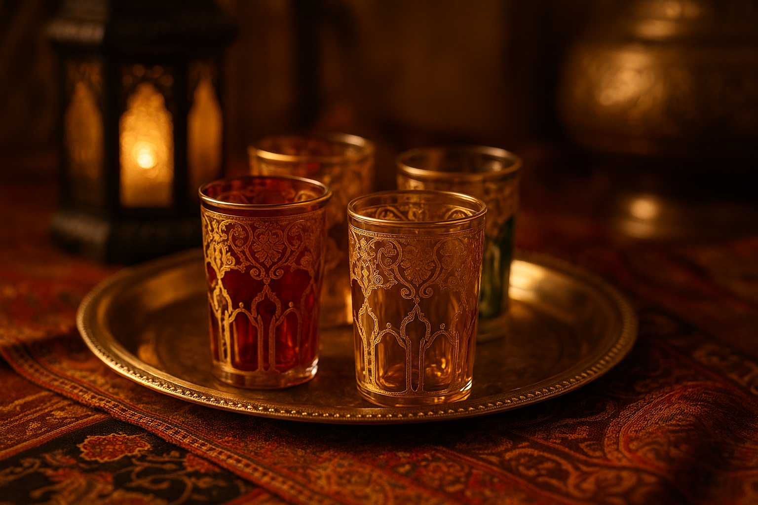 Verres à thé orientaux